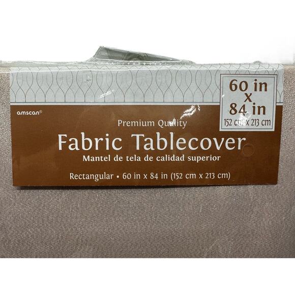 Anscan 60‎ x 84" Rose Gold Rectangle Tablecloth - Picture 2 of 4